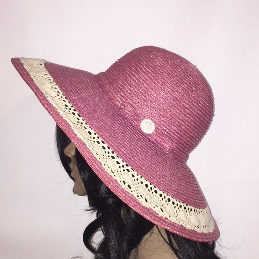 Betmar New York Hat Co. Sun Brim Derby Straw Hat